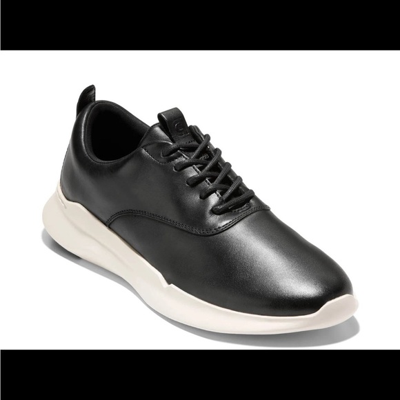 Cole Haan Grand Crosscourt Runox Sneaker Black Leather Size 8.5 - Picture 1 of 9